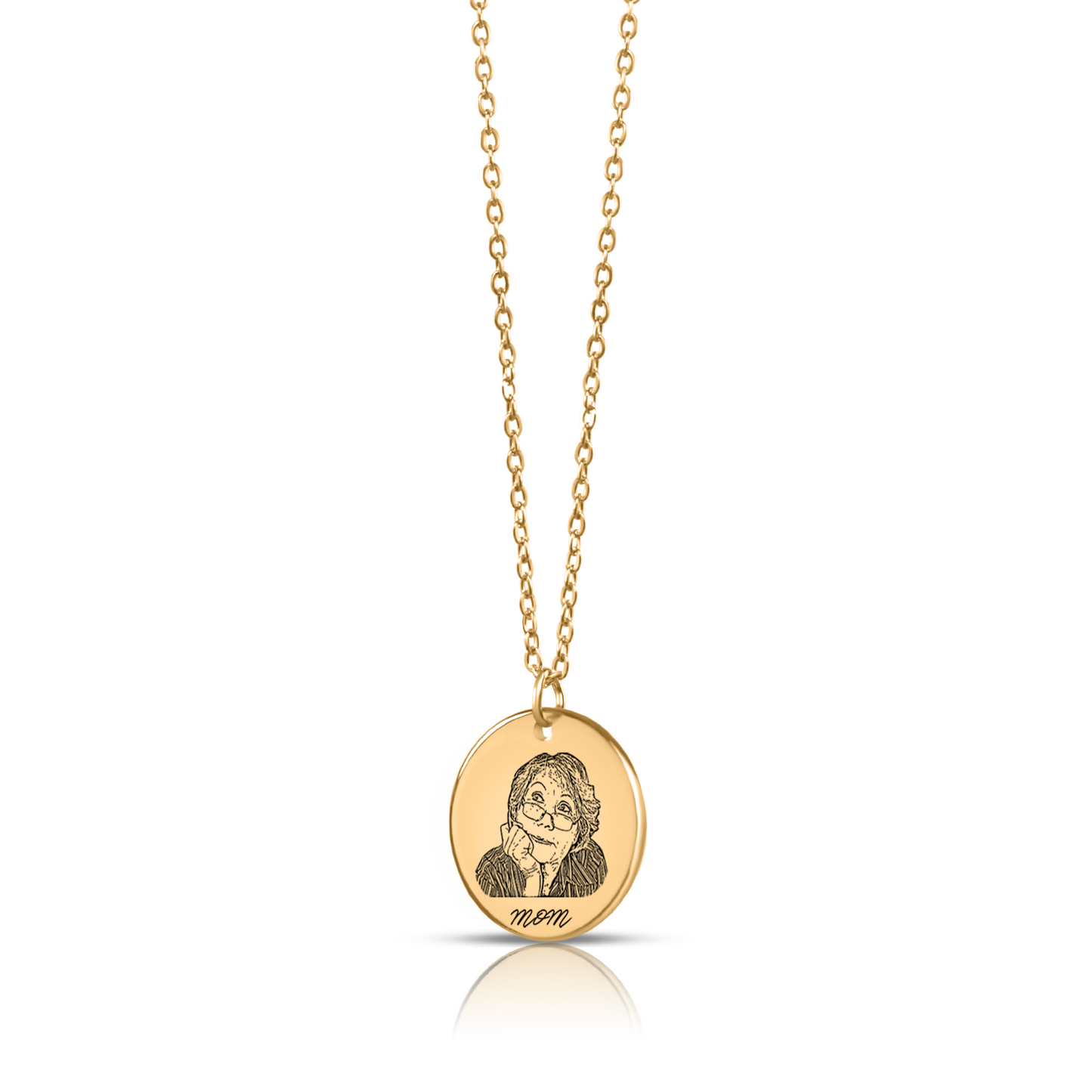 Portrait Coin Pendant