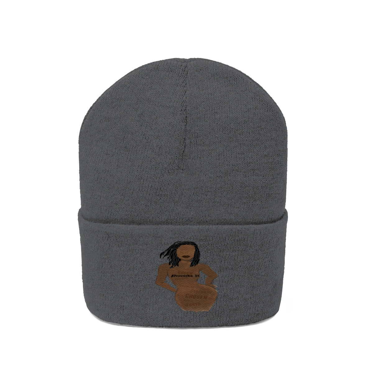 Proverbs 31 Loc Lady Knit Beanie - Obsidian's LLC