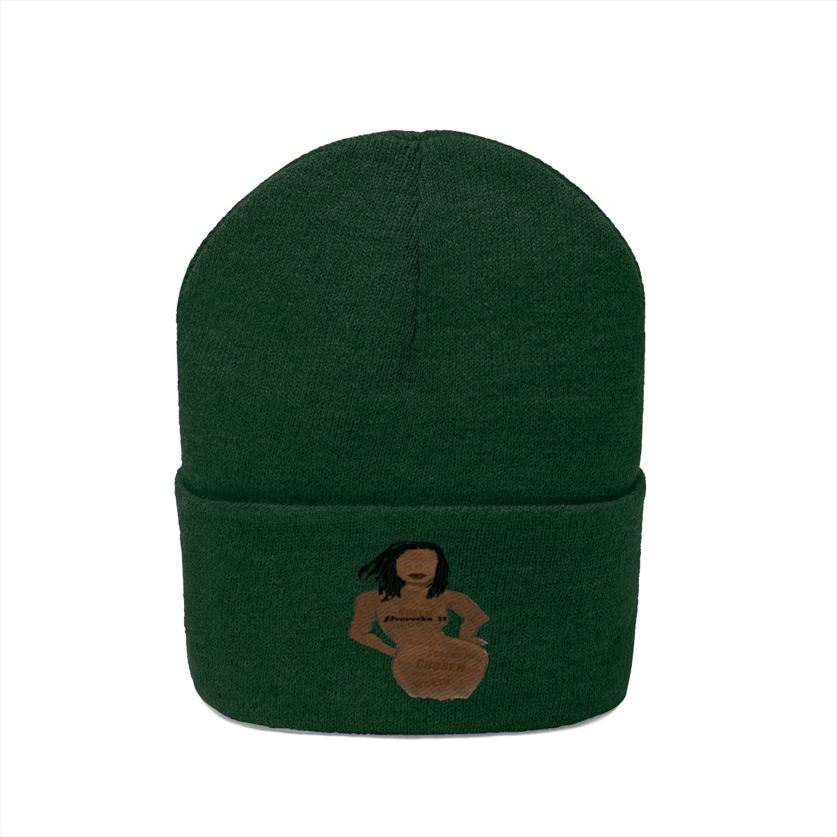Proverbs 31 Loc Lady Knit Beanie - Obsidian's LLC