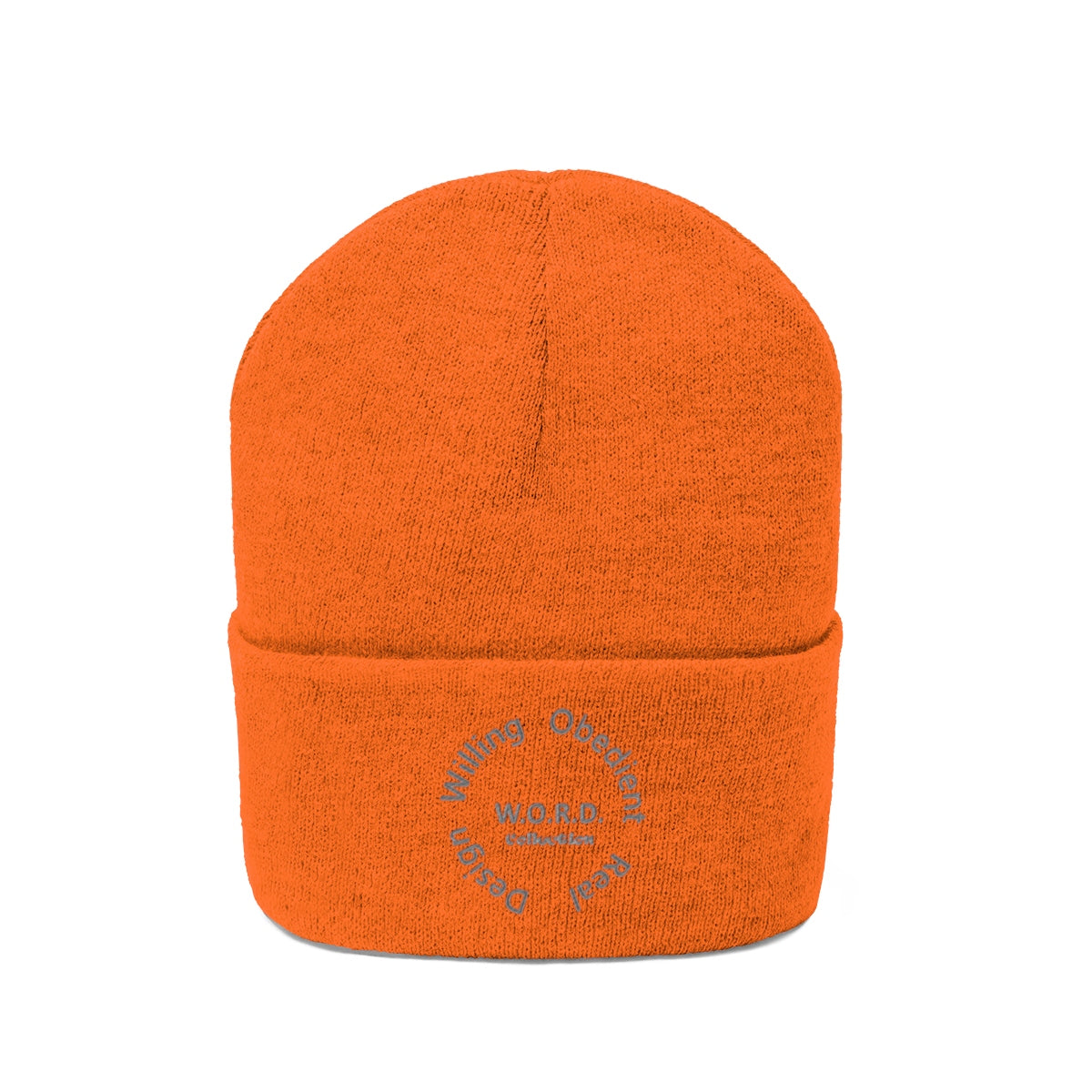 W.O.R.D Knit Beanie - Obsidian's LLC