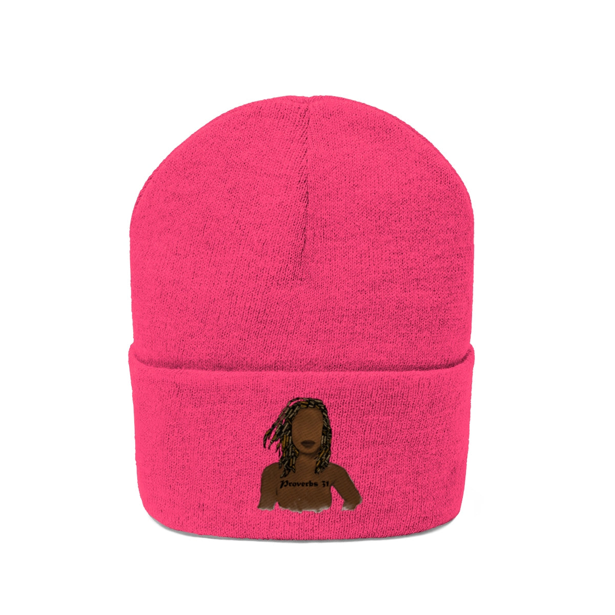Proverbs 31 Locs Knit Beanie - Obsidian's LLC