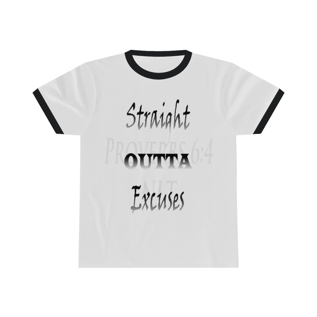 Straight Outta Excuses Ringer Tee