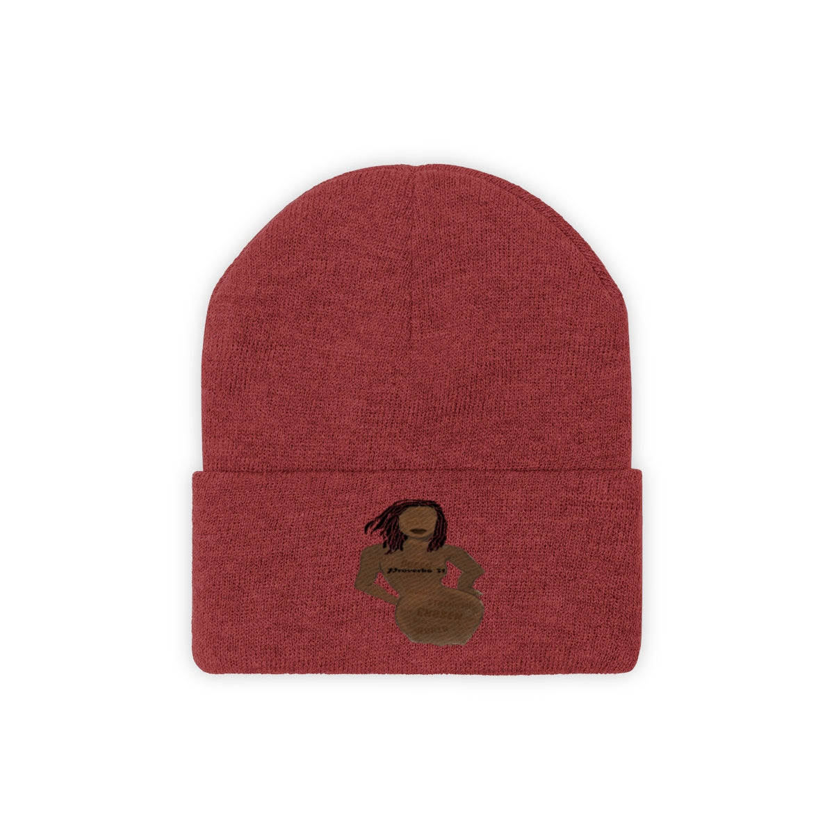 Proverbs 31 Loc Lady Knit Beanie - Obsidian's LLC