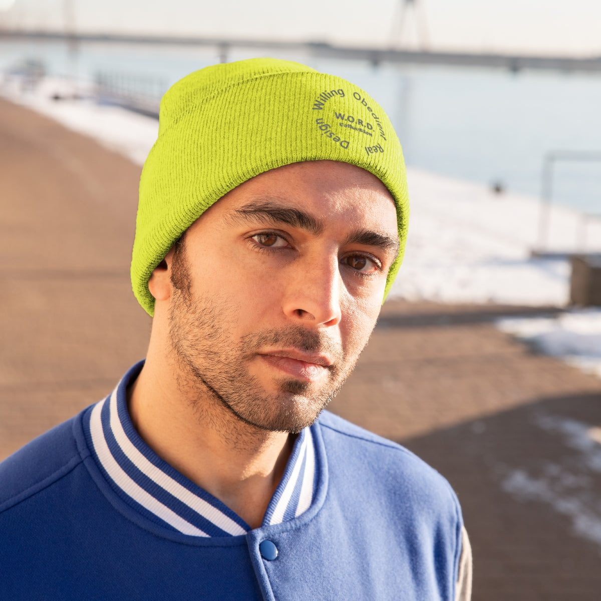 W.O.R.D Knit Beanie - Obsidian's LLC