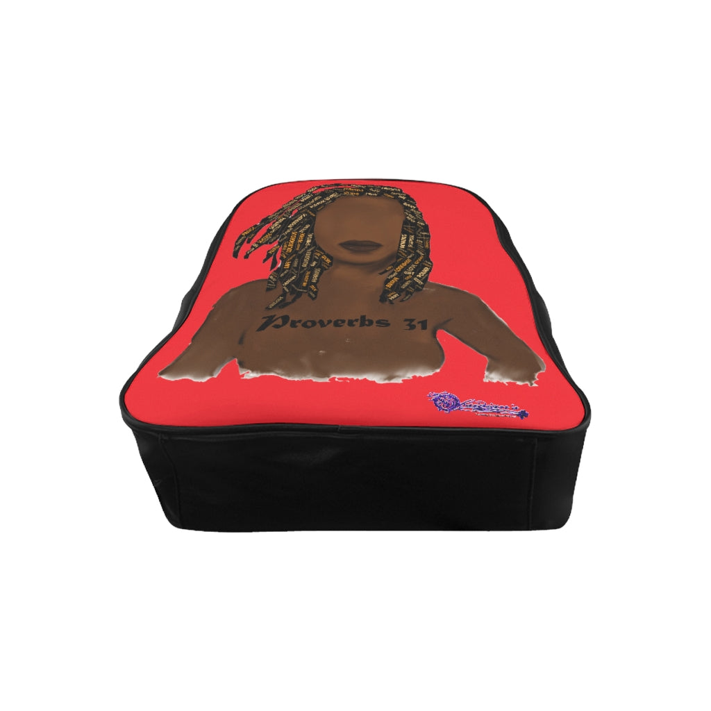 Proverbs 31 Locs School Backpack - Obsidian's LLC