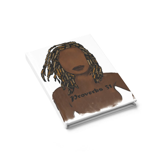 Proverbs 31 Locs Journal - Ruled Line - Obsidian's LLC