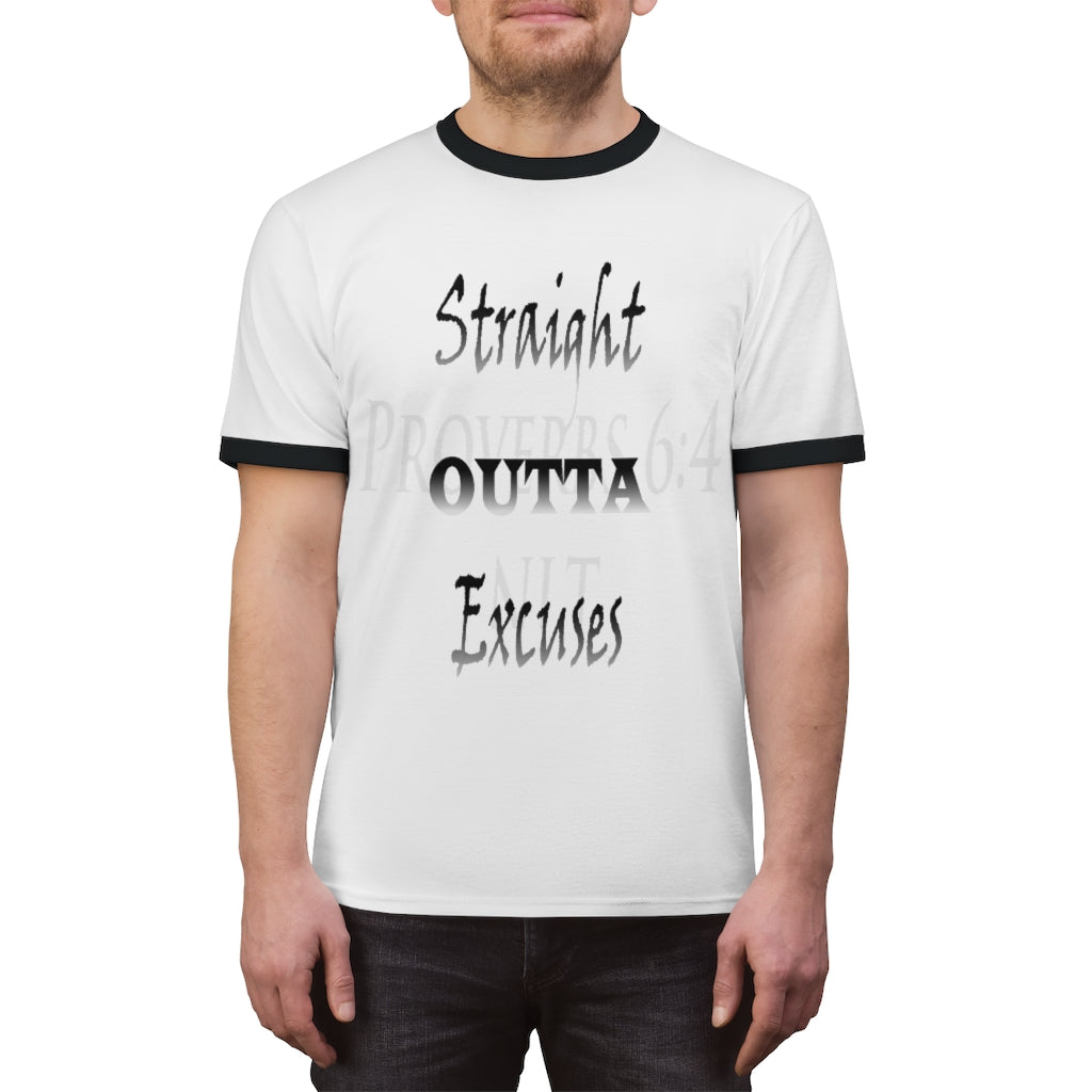 Straight Outta Excuses Ringer Tee