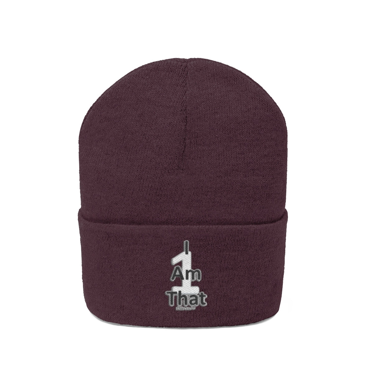 I Am That 1 Knit Beanie - Obsidian's LLC