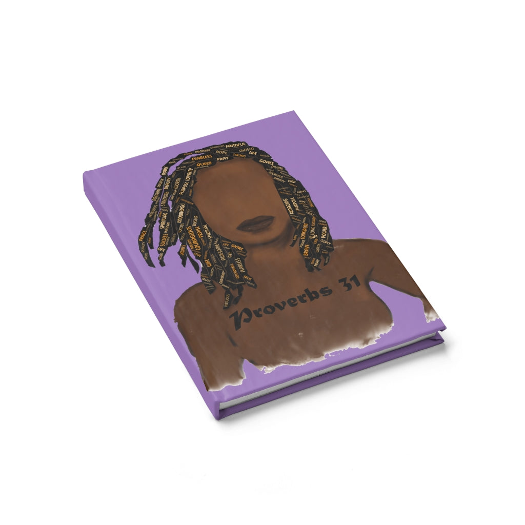 Proverbs 31 Locs Journal - Ruled Line - Obsidian's LLC