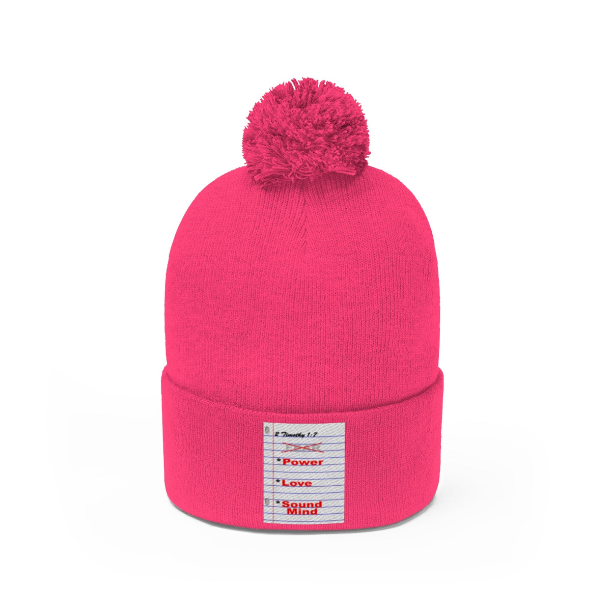 NO FEAR Pom Pom Beanie - Obsidian's LLC