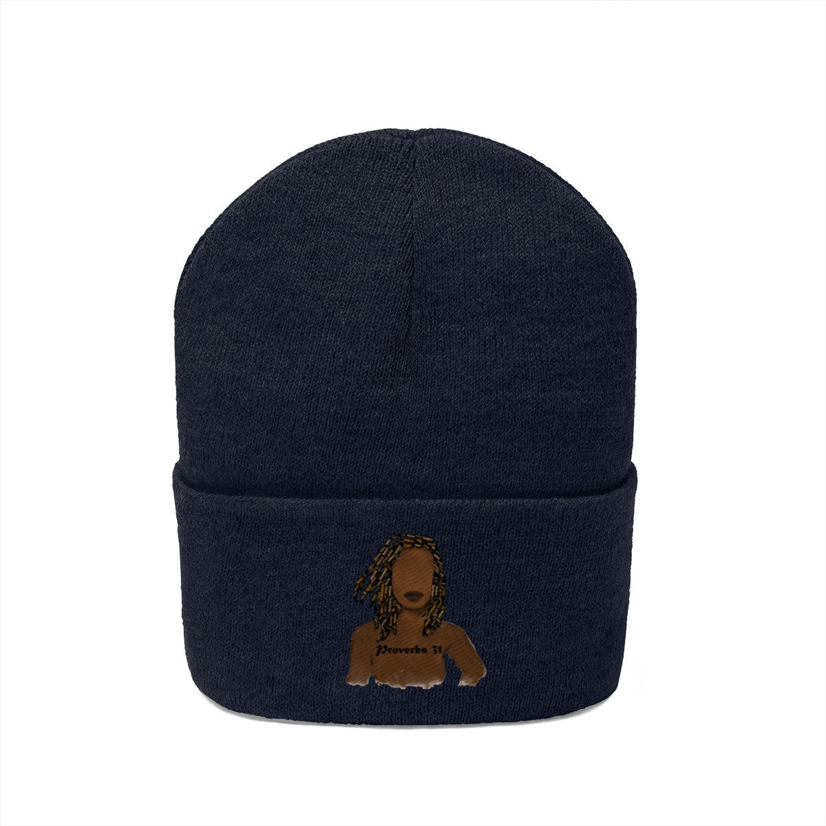 Proverbs 31 Locs Knit Beanie - Obsidian's LLC