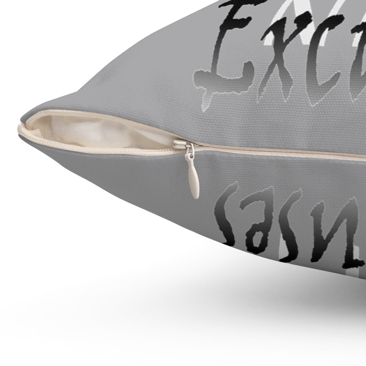 Straight Outta Excuses Spun Polyester Square Pillow - Obsidian's LLC