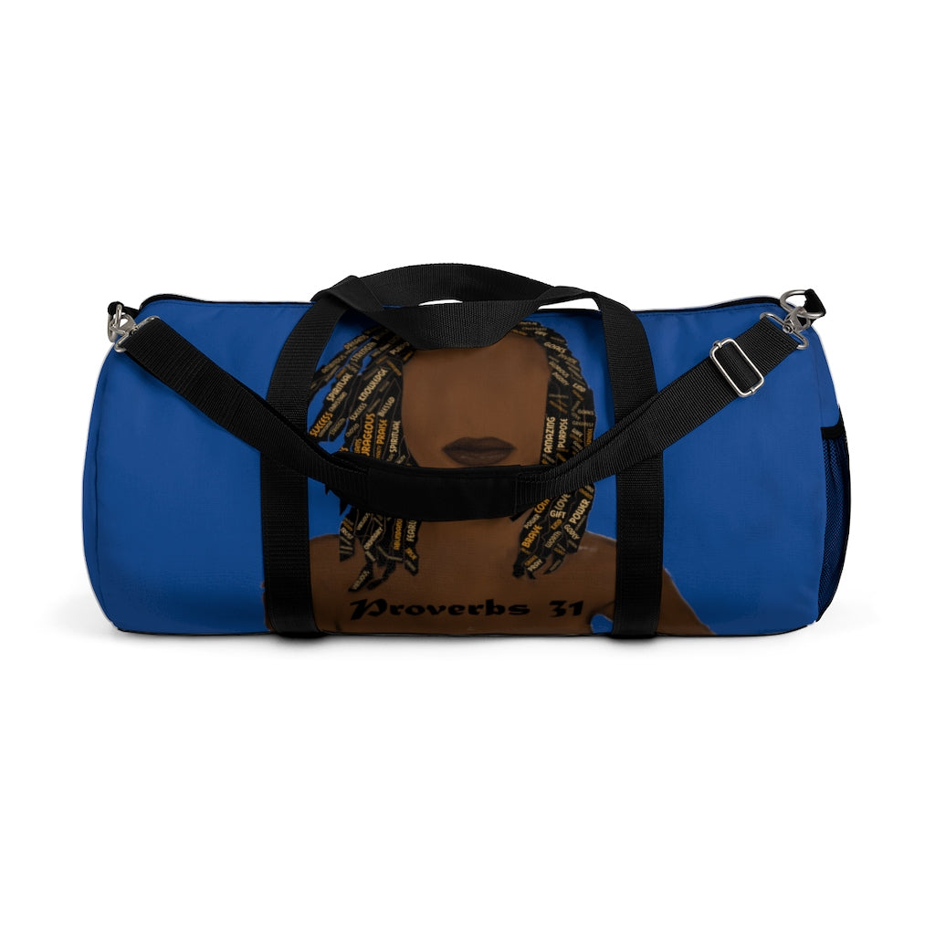 Proverbs 31 Locs Duffel Bag - Obsidian's LLC