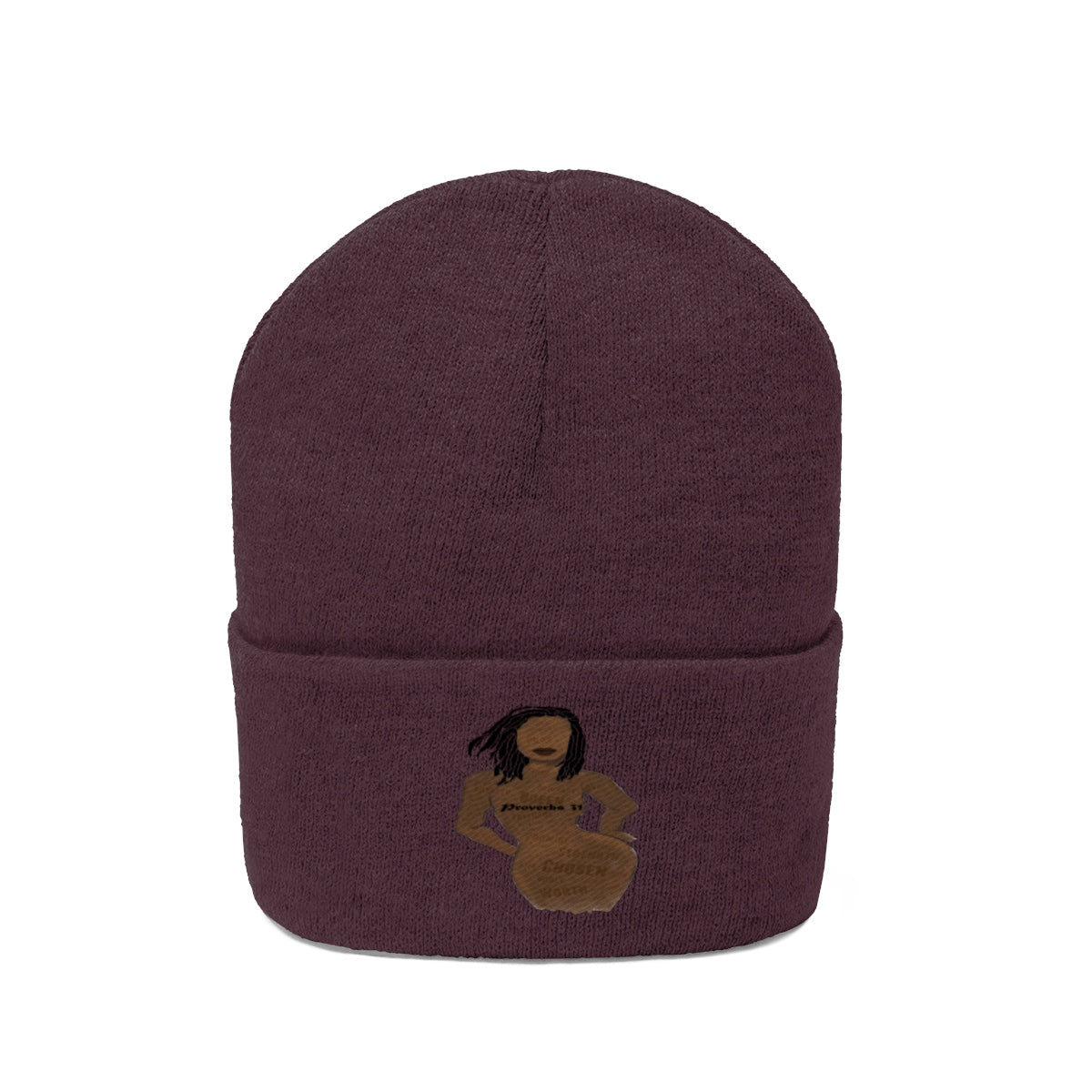 Proverbs 31 Loc Lady Knit Beanie - Obsidian's LLC