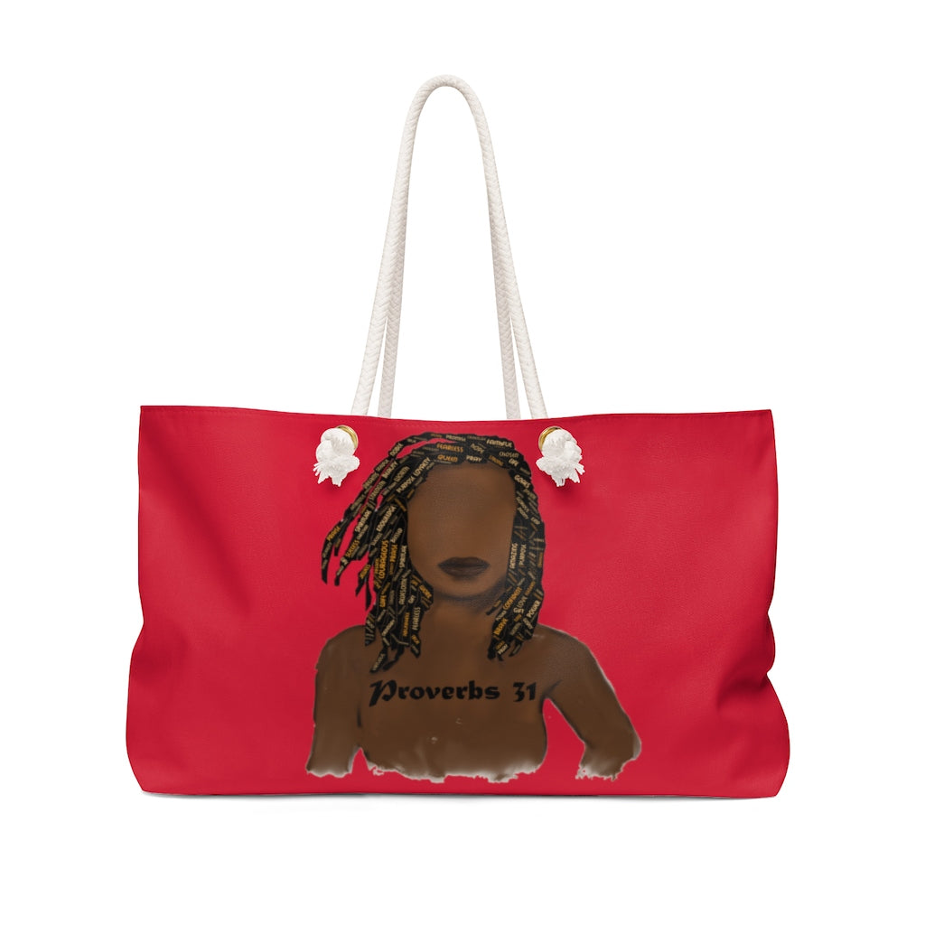 Proverbs 31 Locs Weekender Bag - Obsidian's LLC