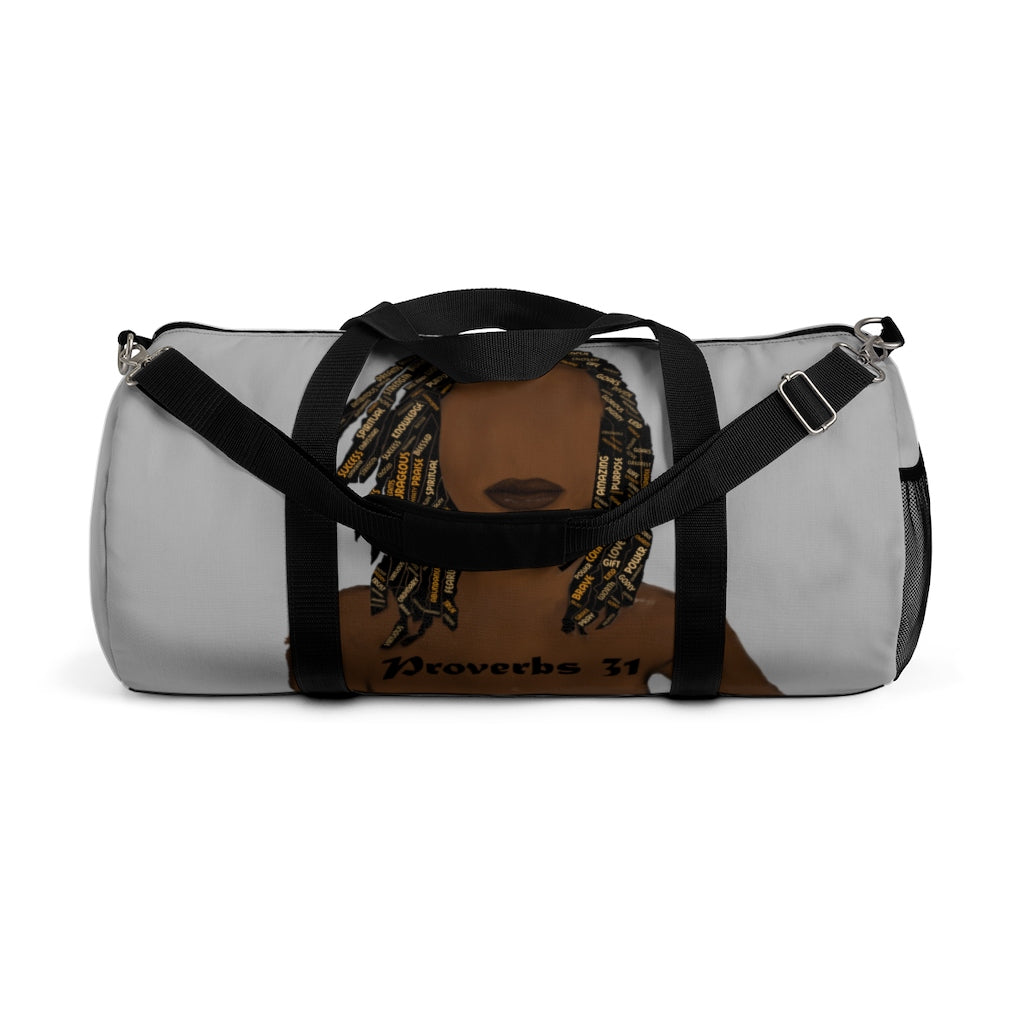 Proverbs 31 Locs Duffel Bag - Obsidian's LLC