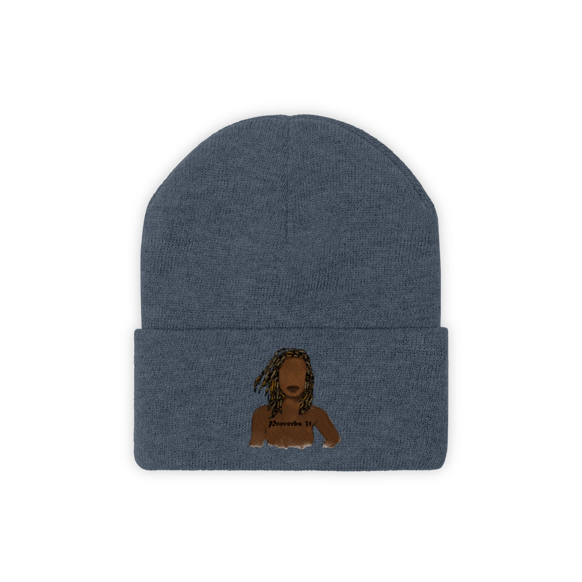 Proverbs 31 Locs Knit Beanie - Obsidian's LLC
