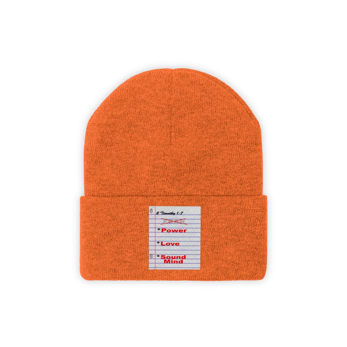 NO FEAR Knit Beanie - Obsidian's LLC
