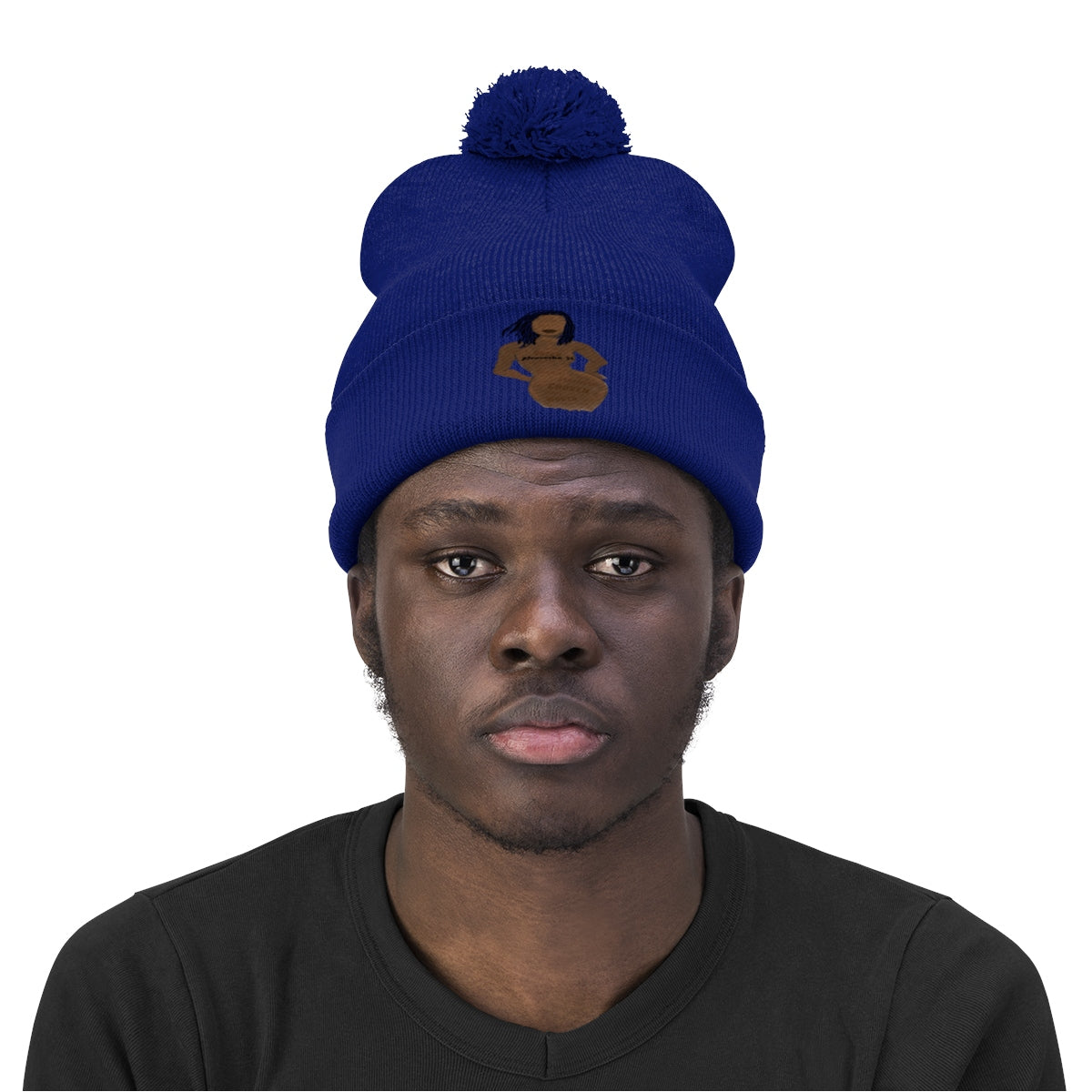 Proverbs 31 Loc Lady Pom Pom Beanie - Obsidian's LLC