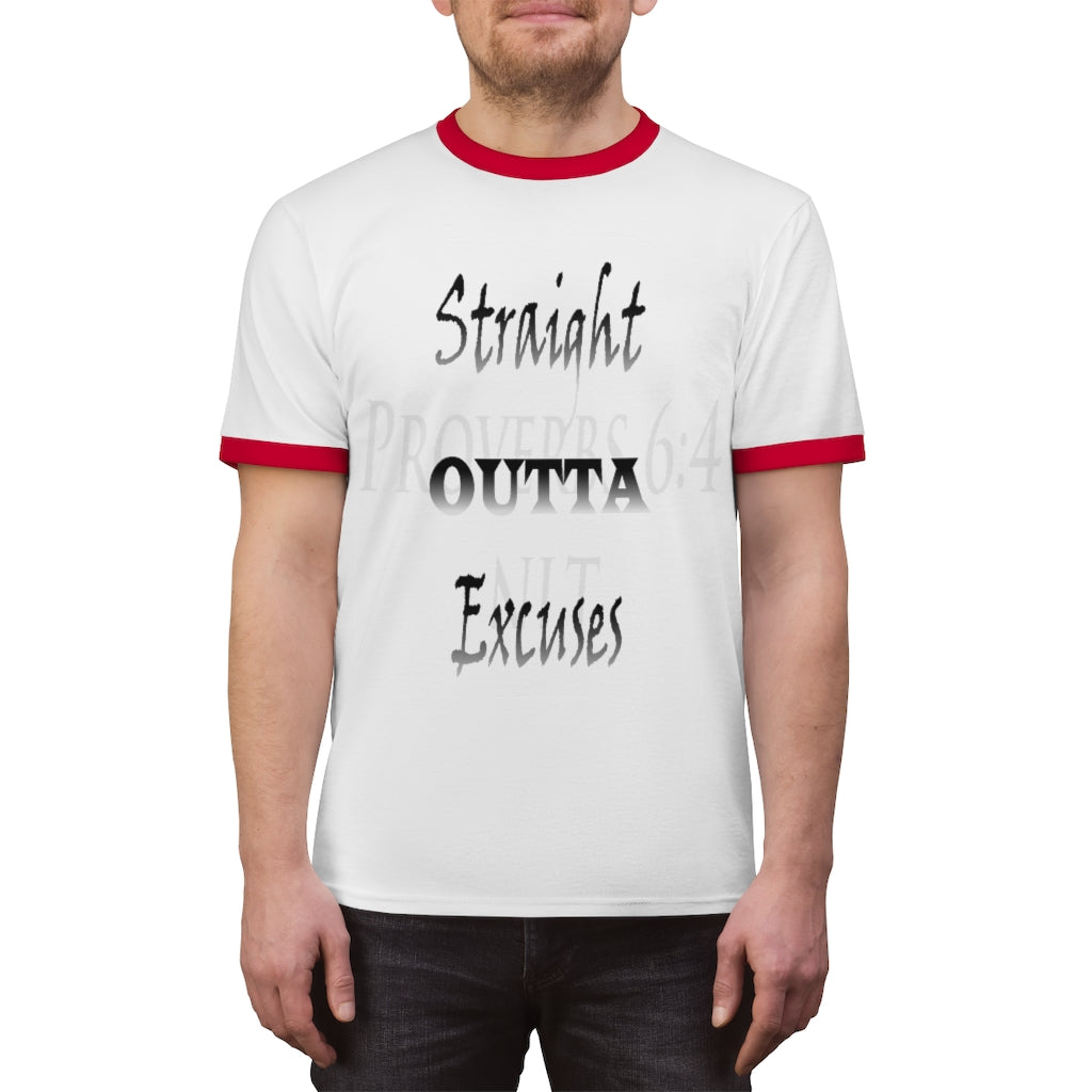 Straight Outta Excuses Ringer Tee