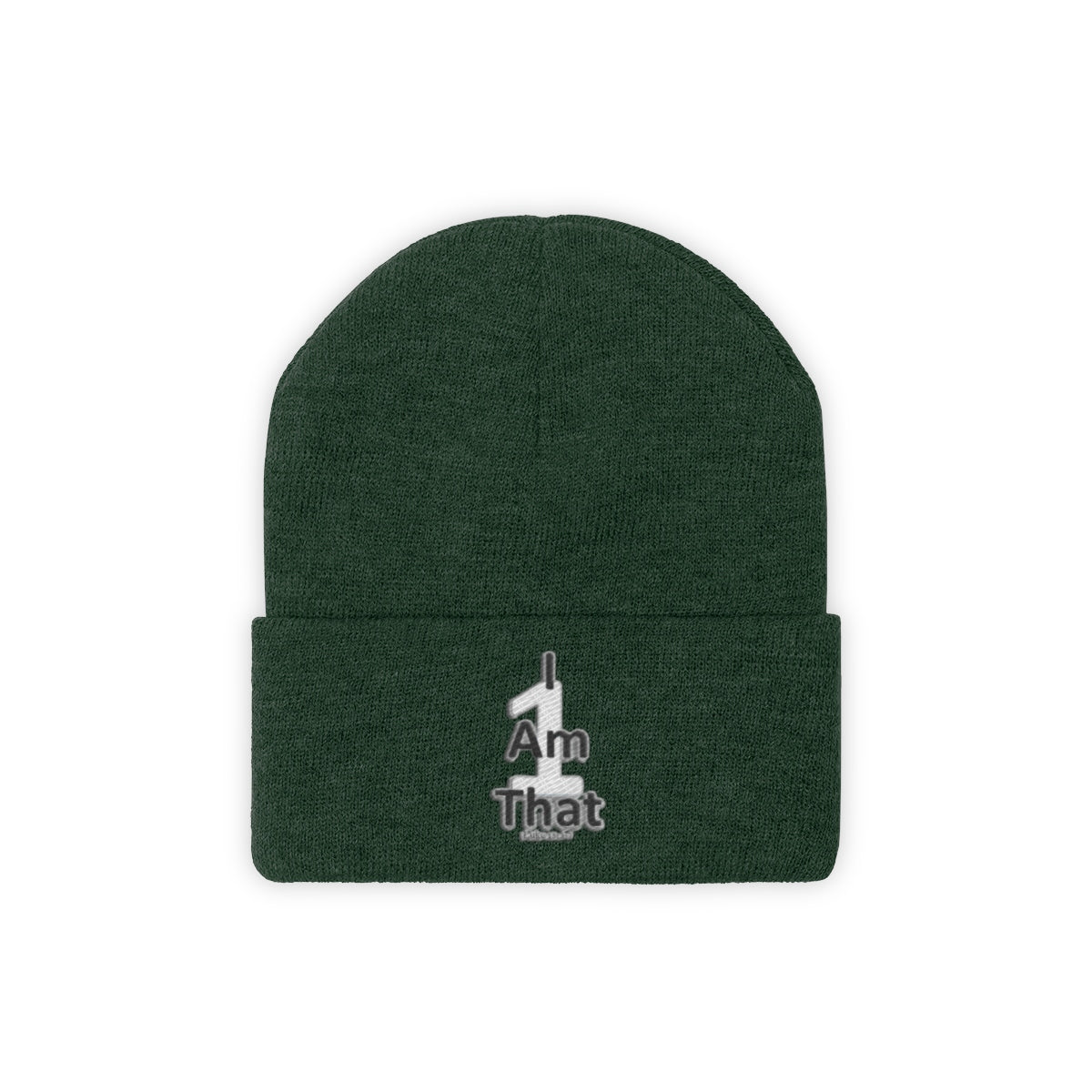 I Am That 1 Knit Beanie - Obsidian's LLC
