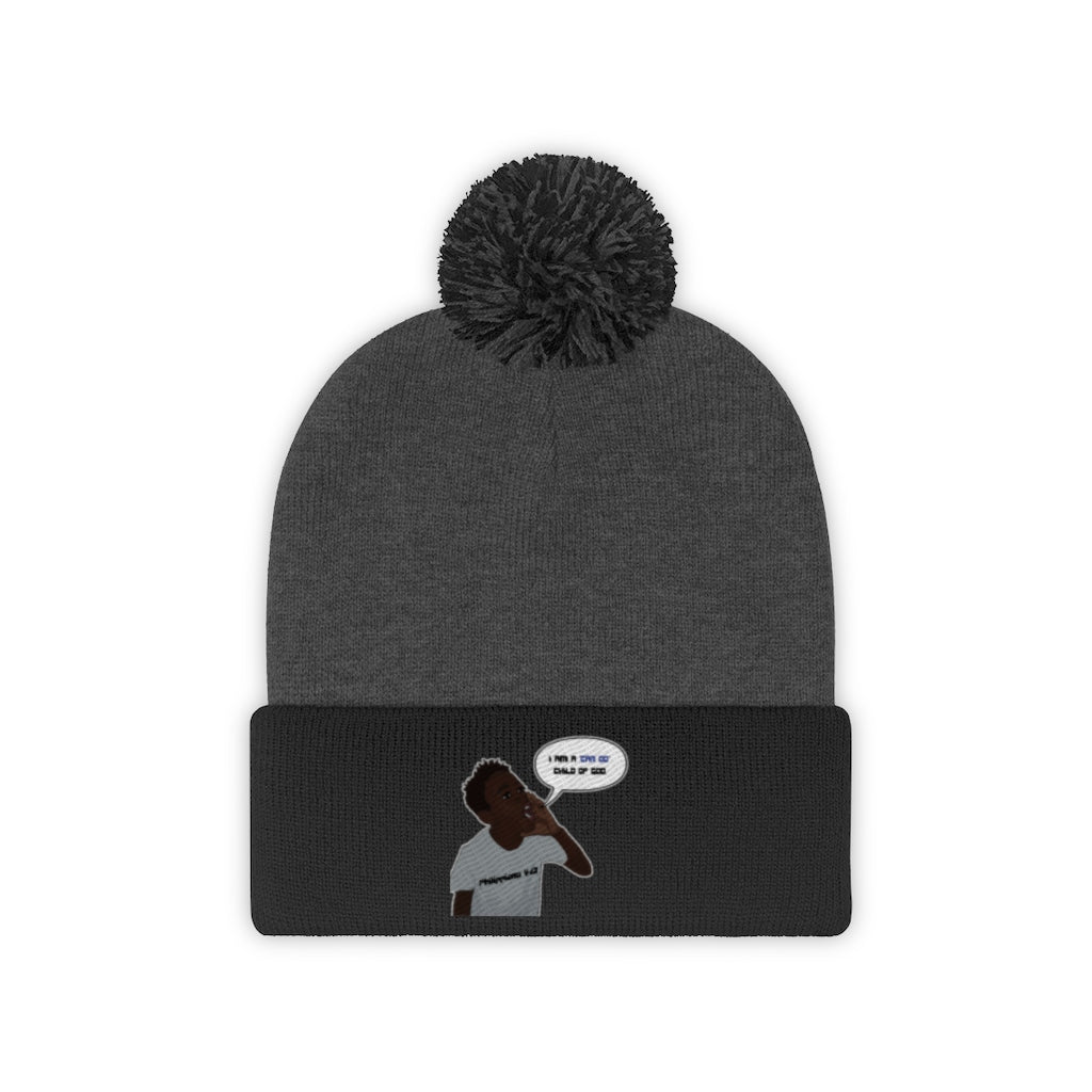 Kingston's Pom Pom Beanie - Obsidian's LLC