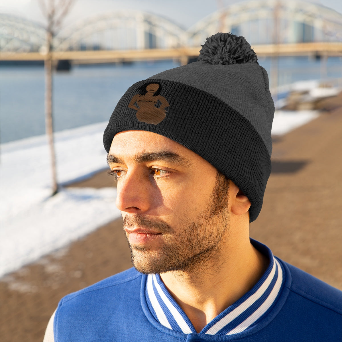 Proverbs 31 Loc Lady Pom Pom Beanie - Obsidian's LLC