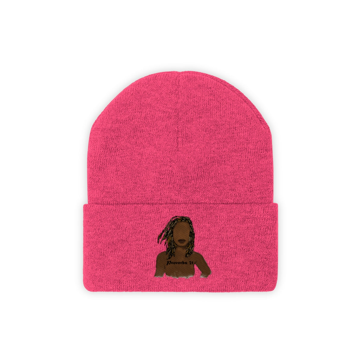 Proverbs 31 Locs Knit Beanie - Obsidian's LLC