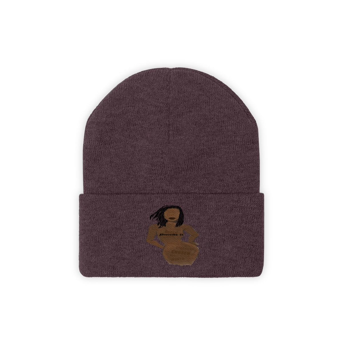 Proverbs 31 Loc Lady Knit Beanie - Obsidian's LLC