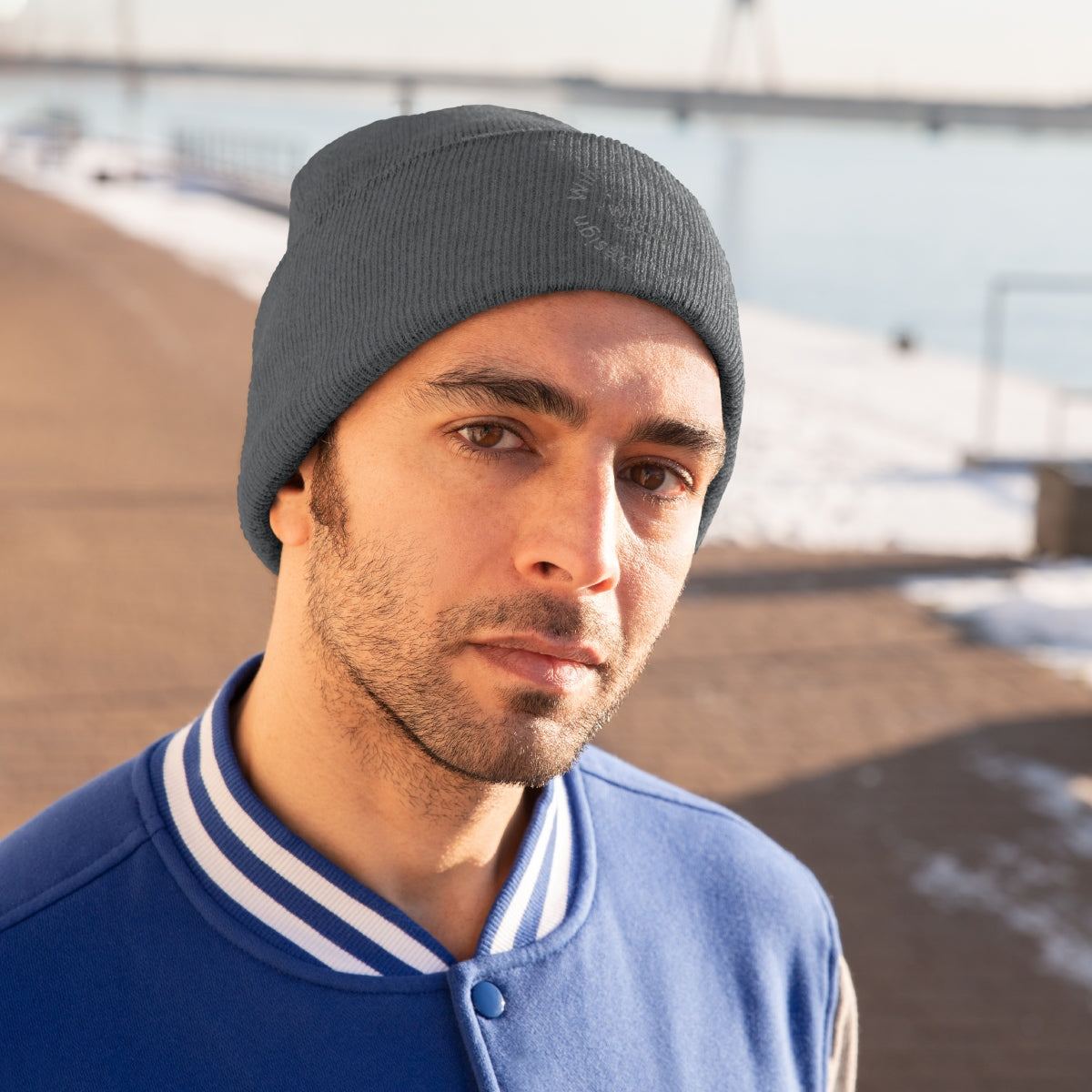 W.O.R.D Knit Beanie - Obsidian's LLC