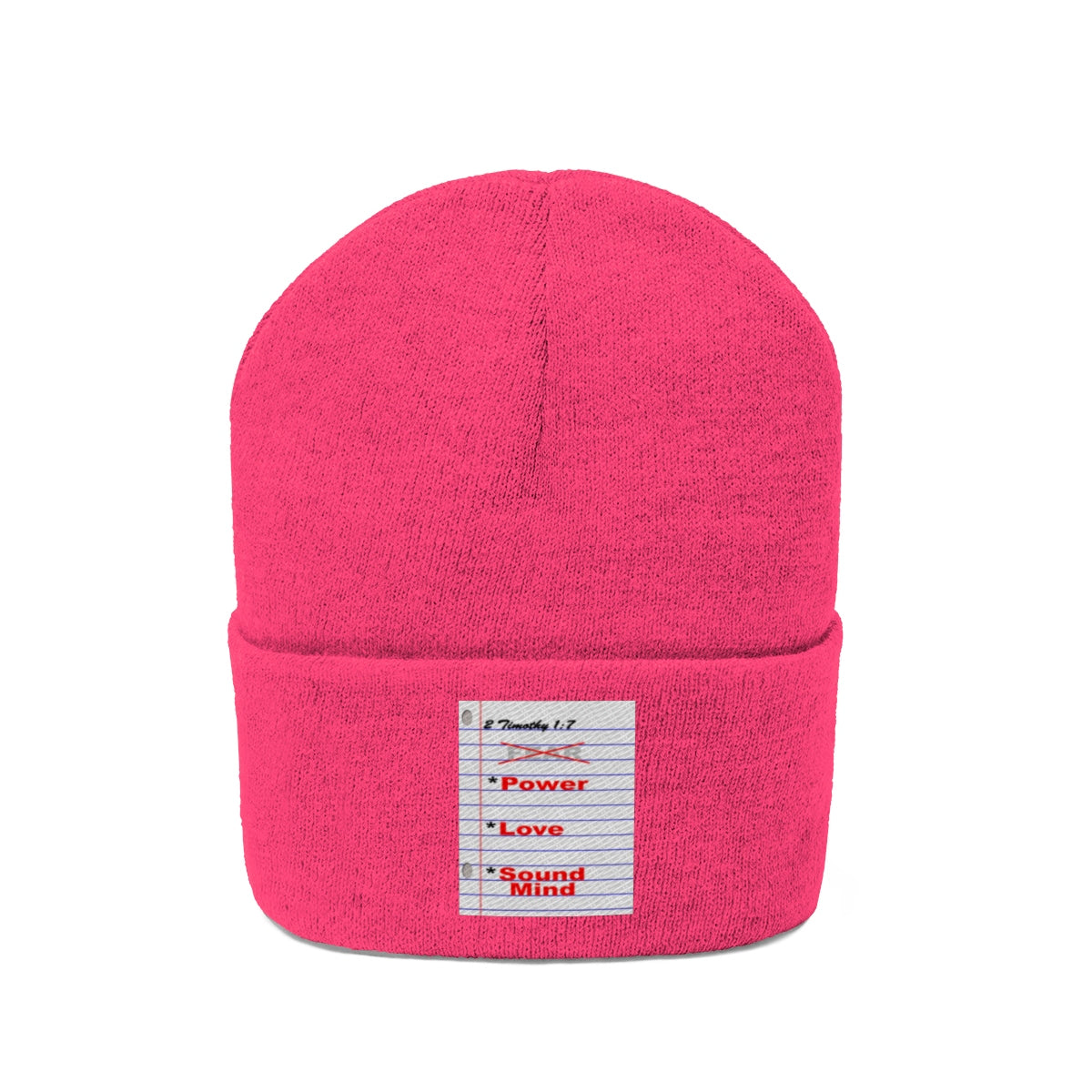 NO FEAR Knit Beanie - Obsidian's LLC
