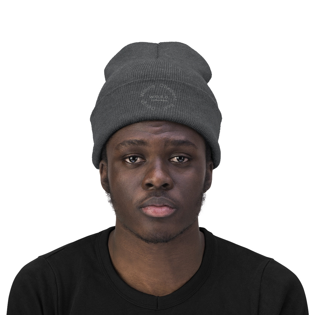 W.O.R.D Knit Beanie - Obsidian's LLC