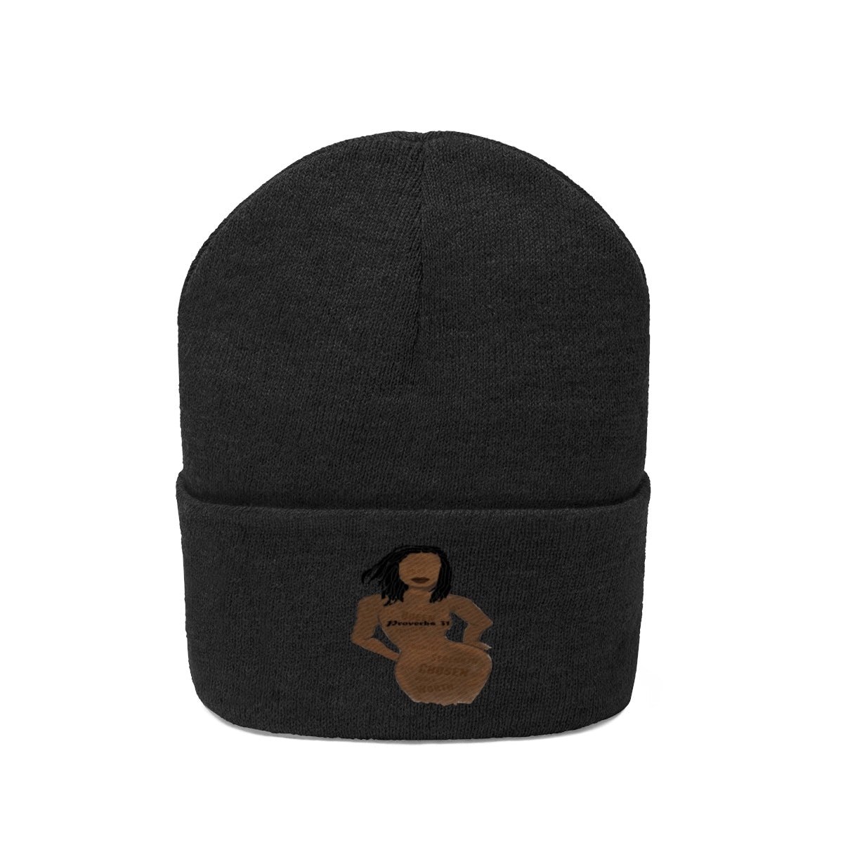 Proverbs 31 Loc Lady Knit Beanie - Obsidian's LLC