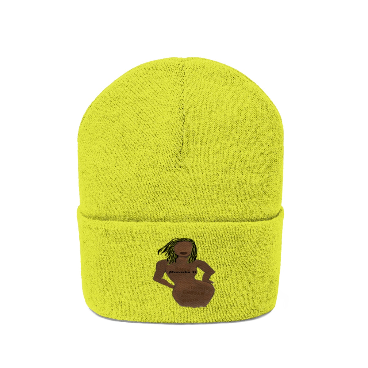 Proverbs 31 Loc Lady Knit Beanie - Obsidian's LLC