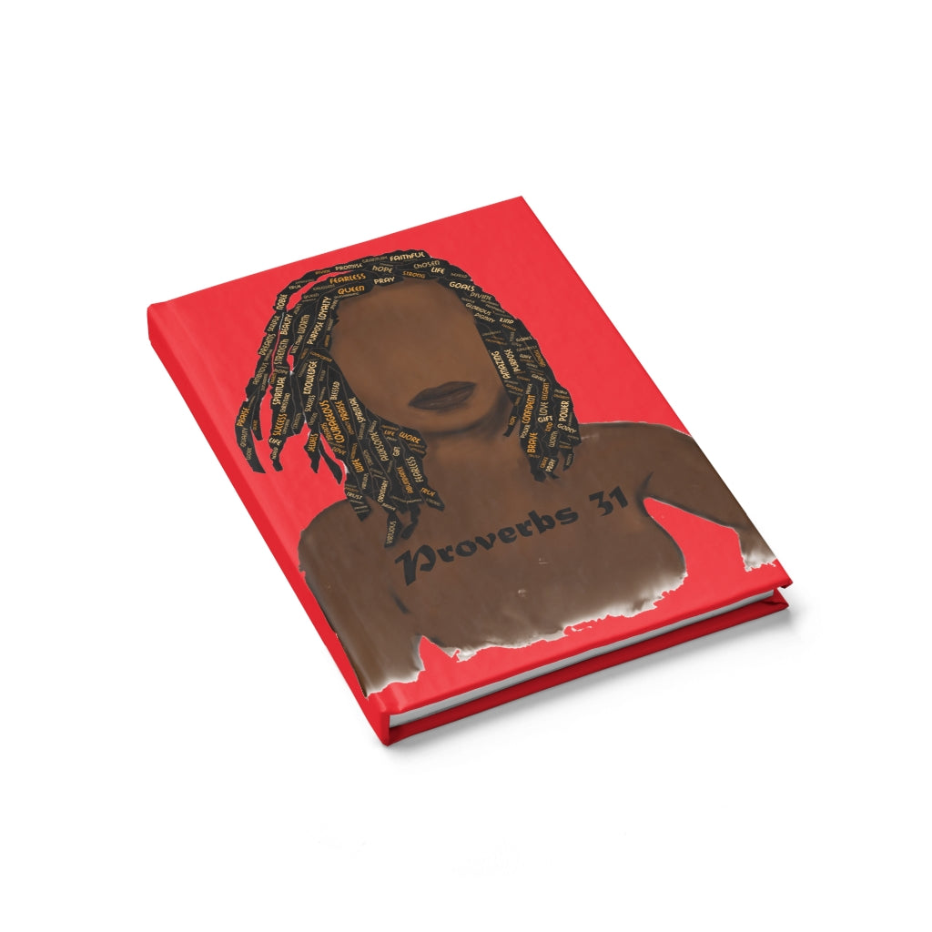 Proverbs 31 Locs Journal - Ruled Line - Obsidian's LLC