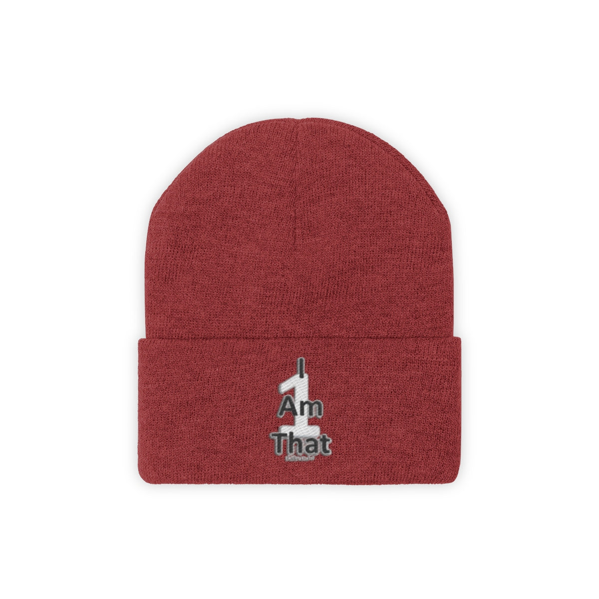 I Am That 1 Knit Beanie - Obsidian's LLC