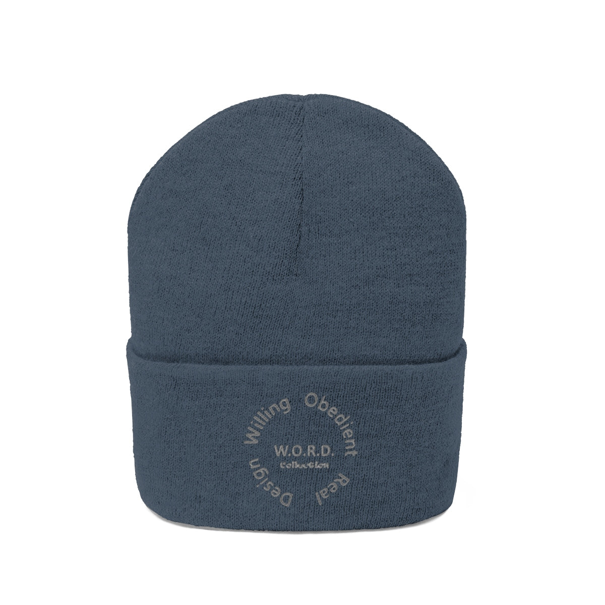 W.O.R.D Knit Beanie - Obsidian's LLC