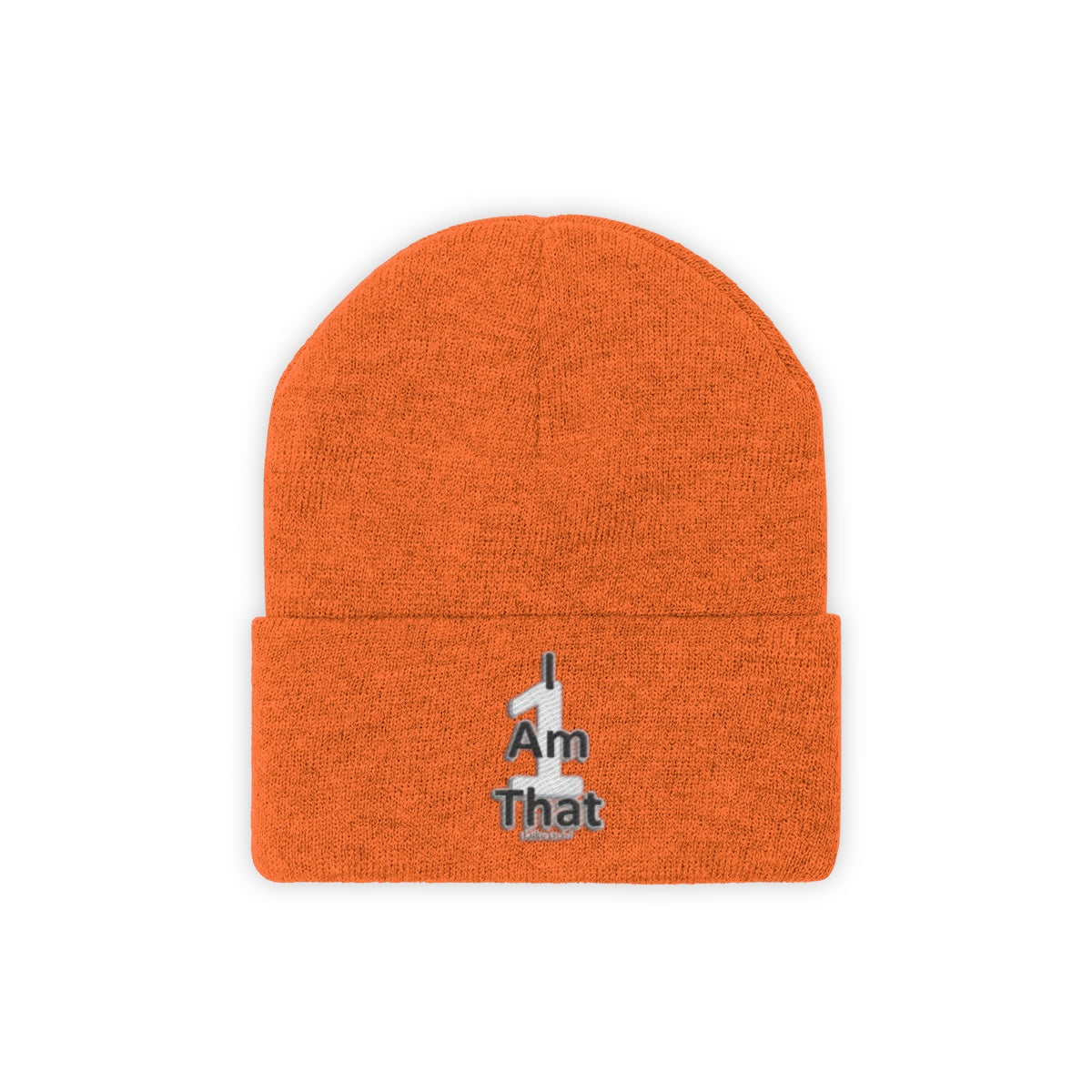 I Am That 1 Knit Beanie - Obsidian's LLC