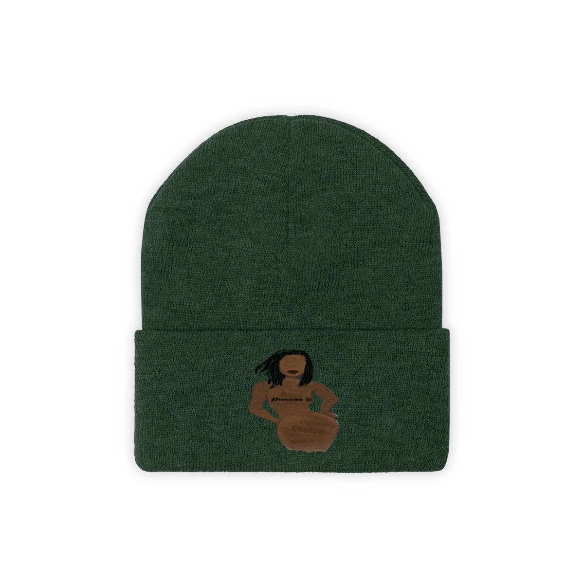 Proverbs 31 Loc Lady Knit Beanie - Obsidian's LLC