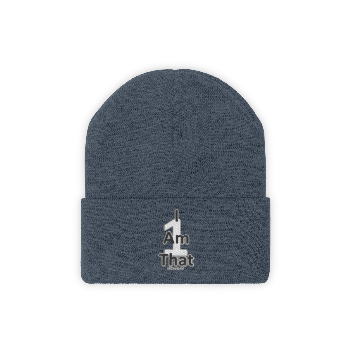 I Am That 1 Knit Beanie - Obsidian's LLC