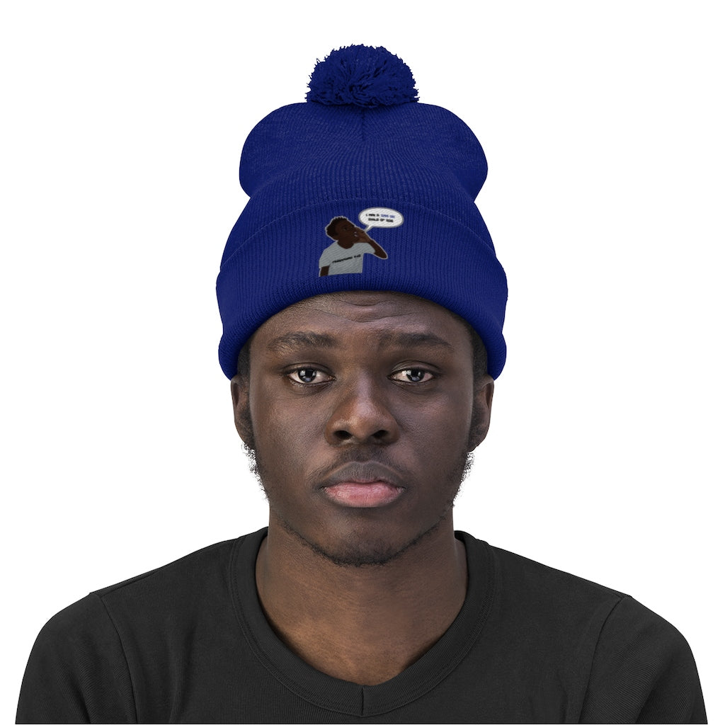 Kingston's Pom Pom Beanie - Obsidian's LLC