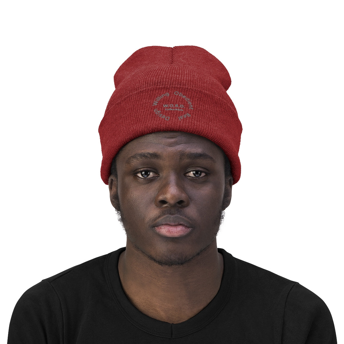 W.O.R.D Knit Beanie - Obsidian's LLC