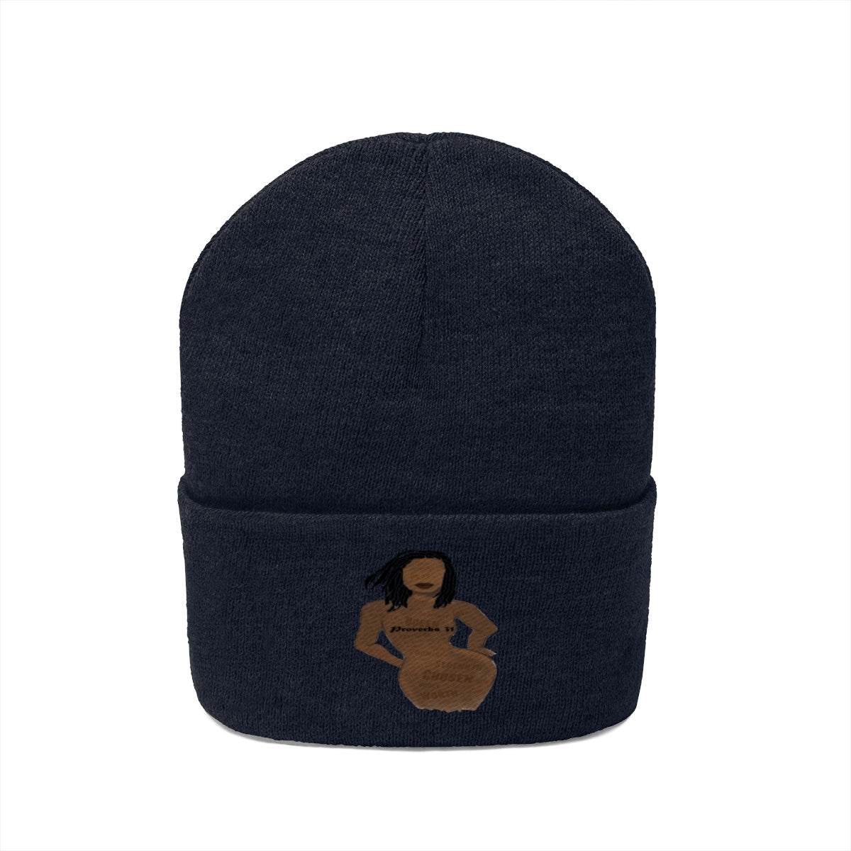 Proverbs 31 Loc Lady Knit Beanie - Obsidian's LLC