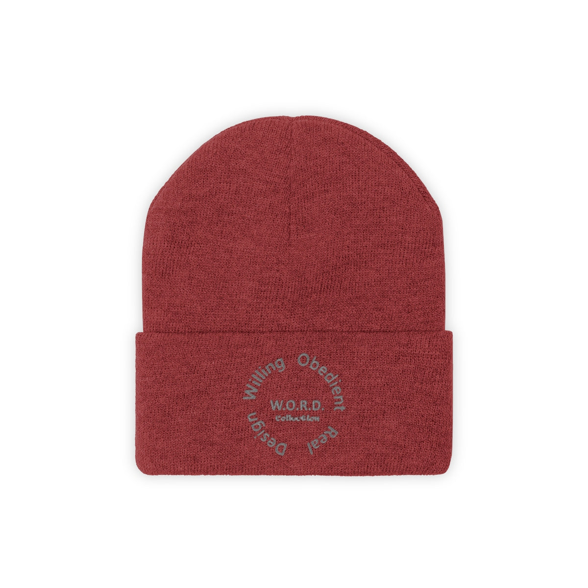 W.O.R.D Knit Beanie - Obsidian's LLC