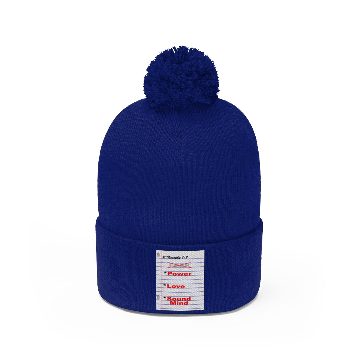 NO FEAR Pom Pom Beanie - Obsidian's LLC