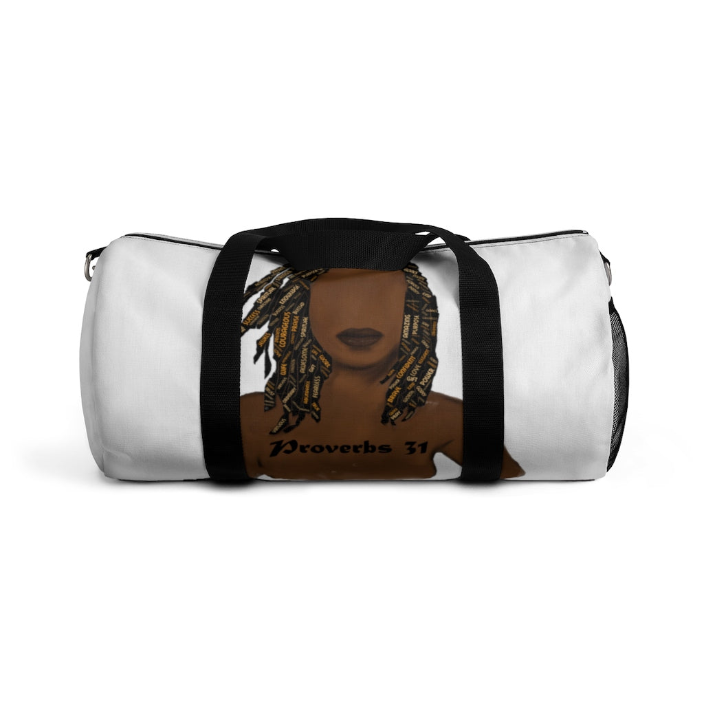 Proverbs 31 Locs Duffel Bag - Obsidian's LLC