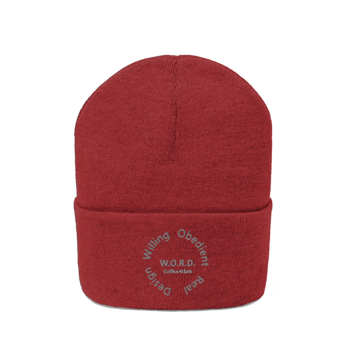 W.O.R.D Knit Beanie - Obsidian's LLC