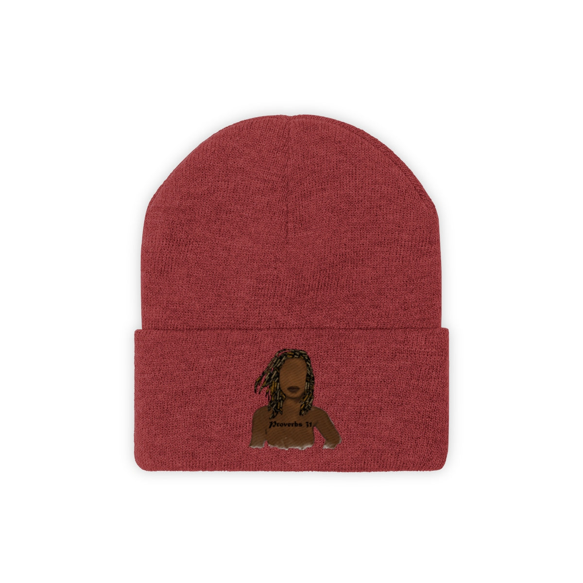 Proverbs 31 Locs Knit Beanie - Obsidian's LLC