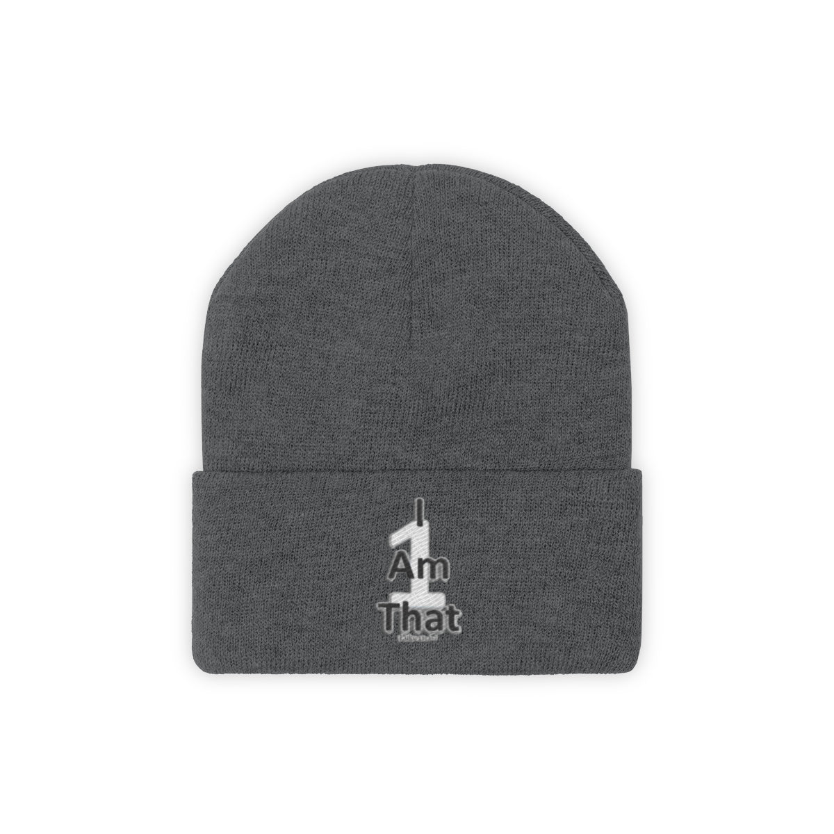 I Am That 1 Knit Beanie - Obsidian's LLC