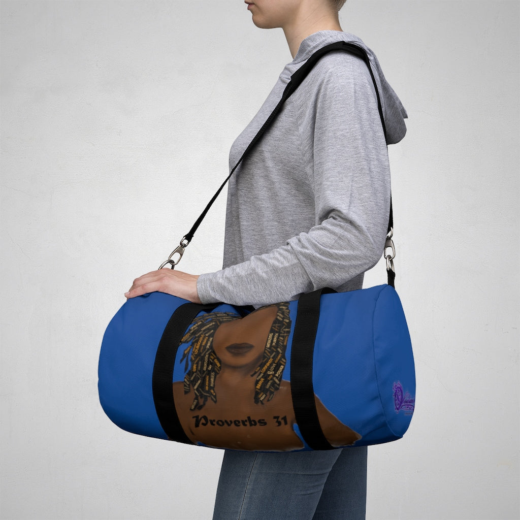 Proverbs 31 Locs Duffel Bag - Obsidian's LLC